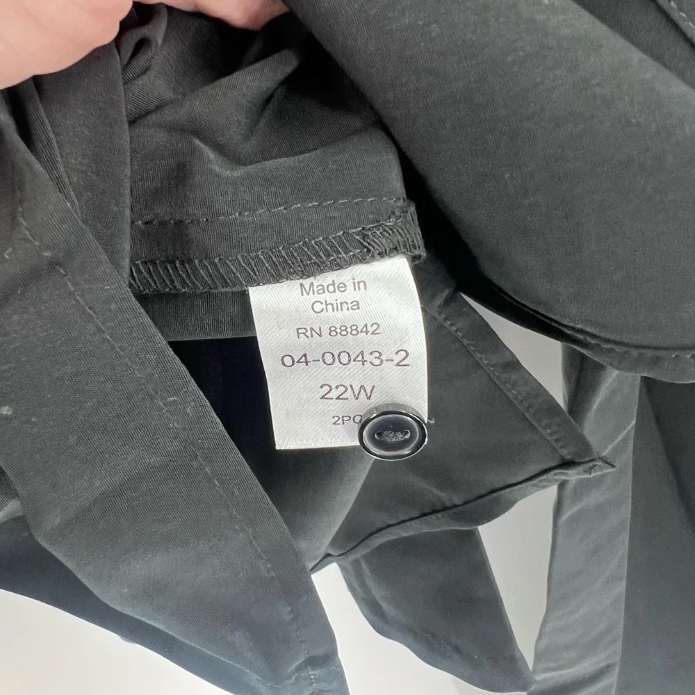 Roaman's Women's Plus Size Roll Tab Jacket Dress new 22w - Picture 6 of 8